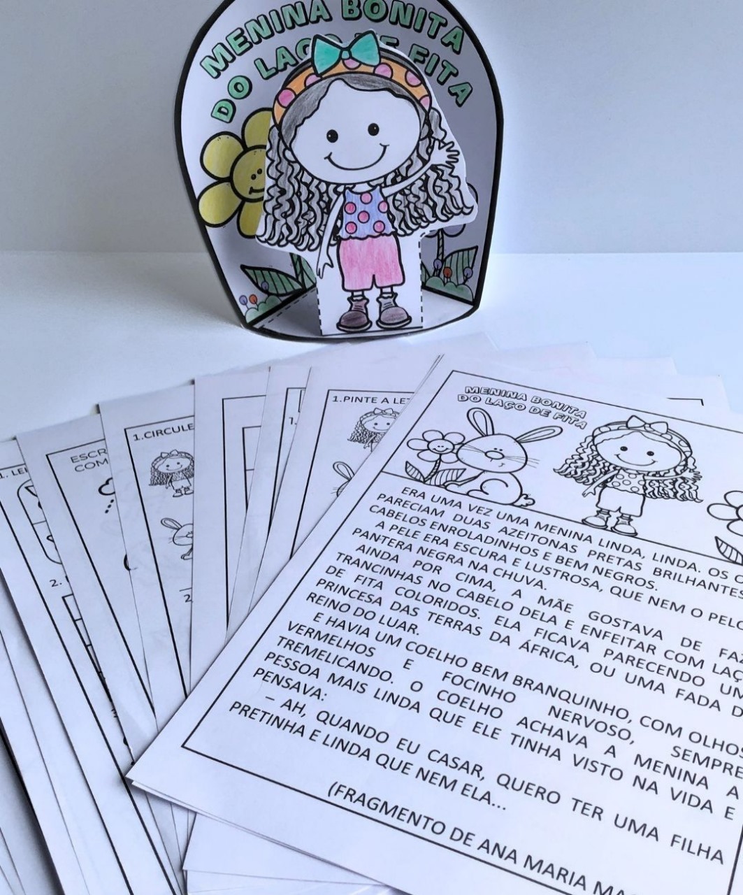 Atividade de consciência negra para imprimir — amostra 6: Leve à turma propostas de leitura, interpretação e consciência…