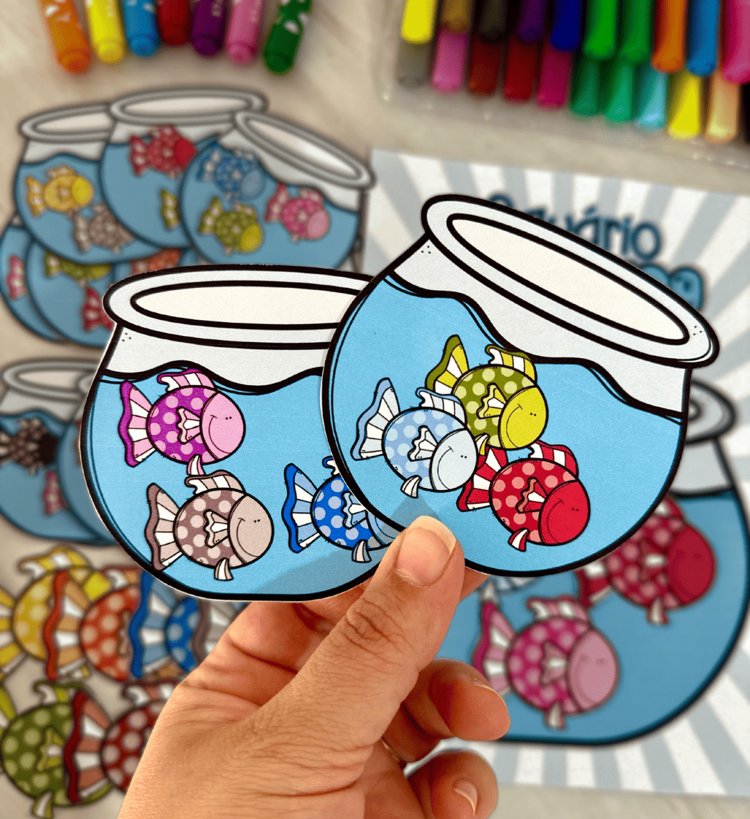 Atividade de contagem com peixinhos: Aquário Divertido — amostra 4: Para quem é indicado