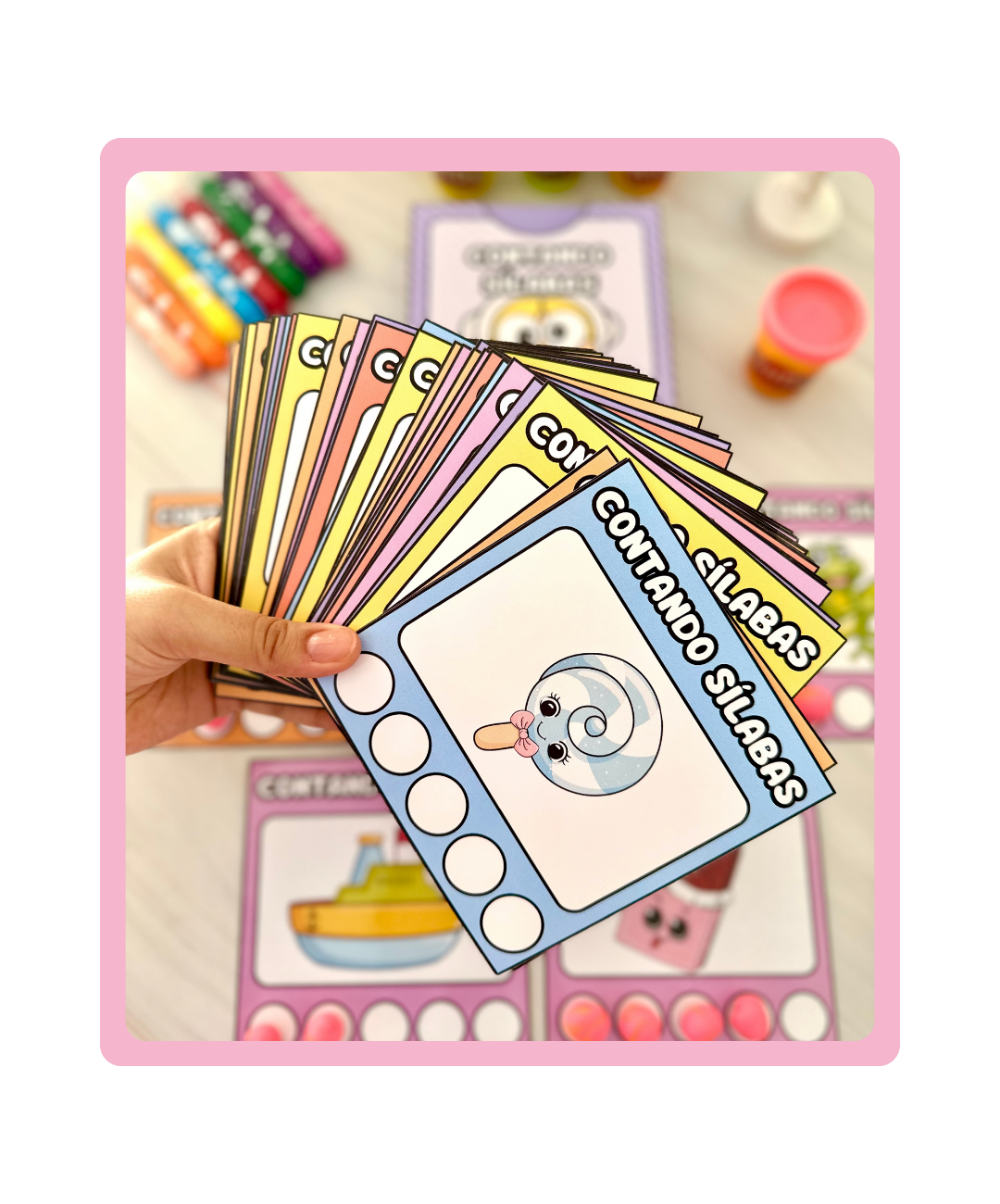 Atividade de contagem de sílabas para imprimir — Educação Infantil — amostra 1: Uma proposta para ouvir, contar e participar