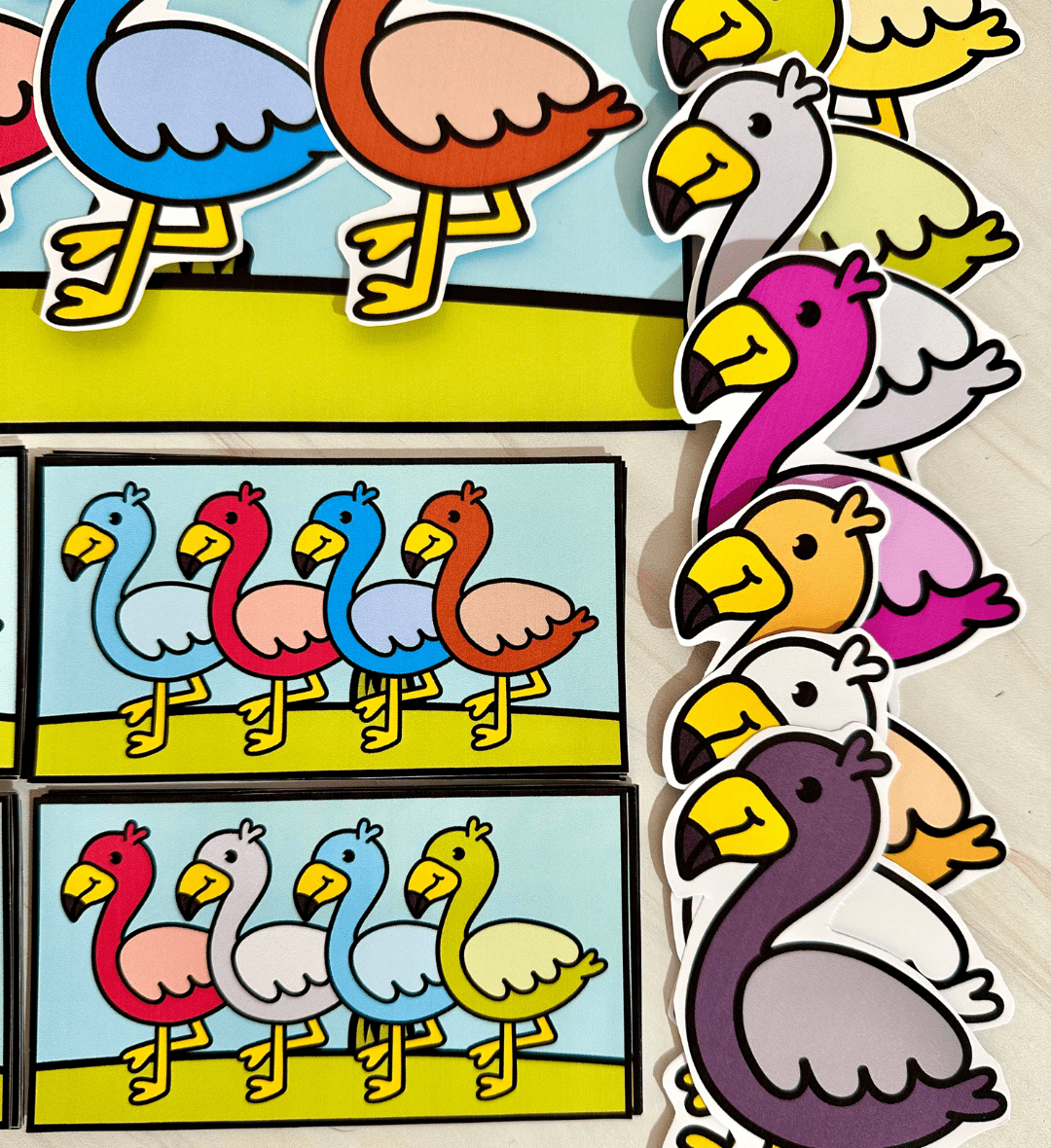 Atividade de cores: Flamingo das Cores em PDF — amostra 5: Para quem é indicado