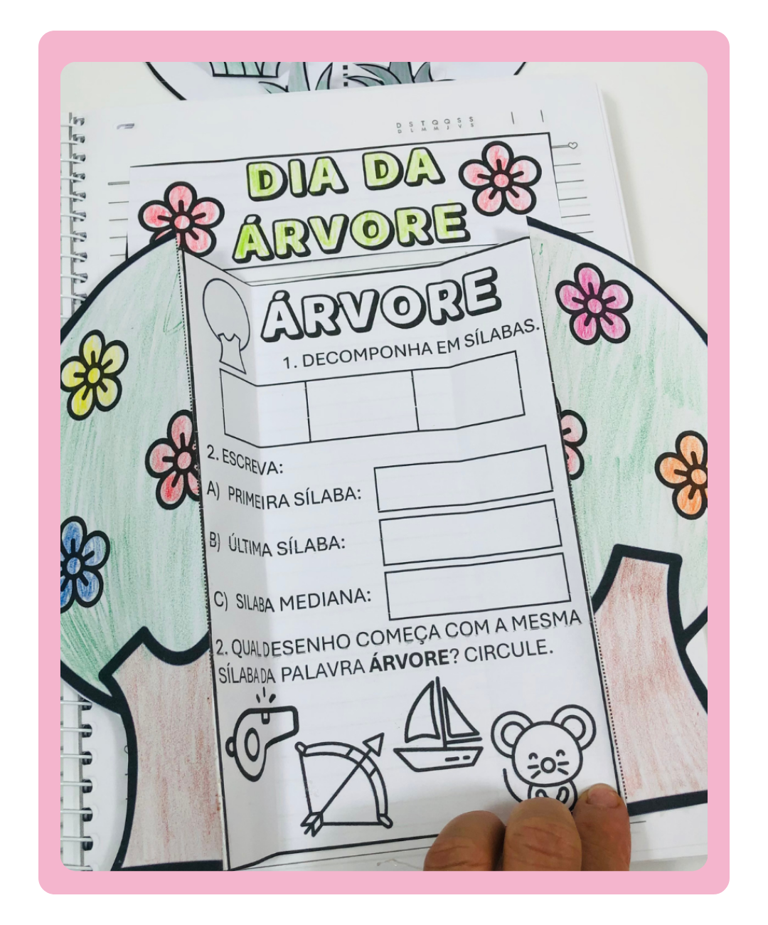 Atividade de Dia da Árvore para imprimir na alfabetização — amostra 2: Como aplicar com os alunos