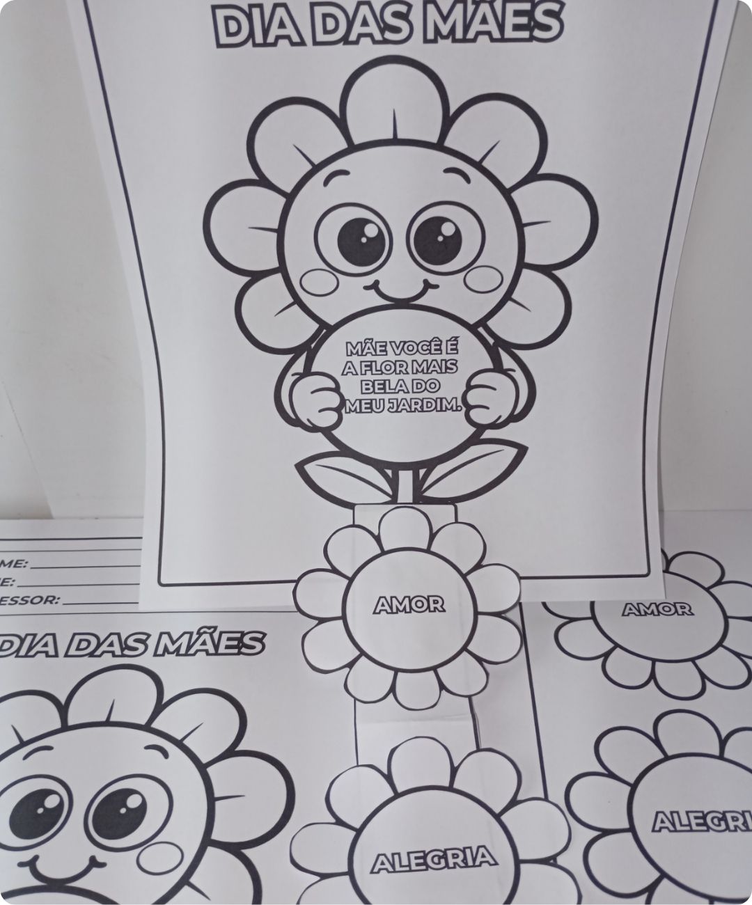 Atividade de Dia das Mães para imprimir – Infantil e Anos Iniciais — amostra 4: Para quais turmas é indicado