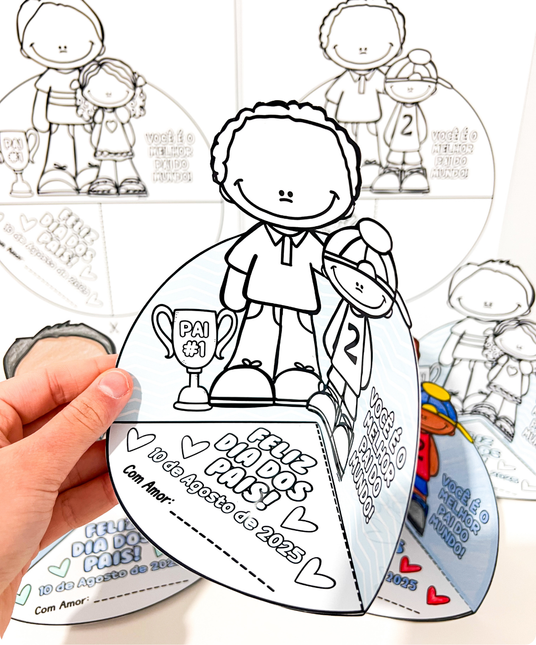 Atividade de Dia dos Pais para imprimir – Educação Infantil — amostra 3: O que você recebe no PDF