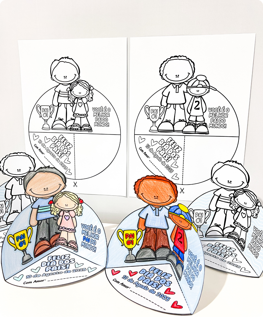 Atividade de Dia dos Pais para imprimir – Educação Infantil — amostra 4: Para quais turmas é indicado