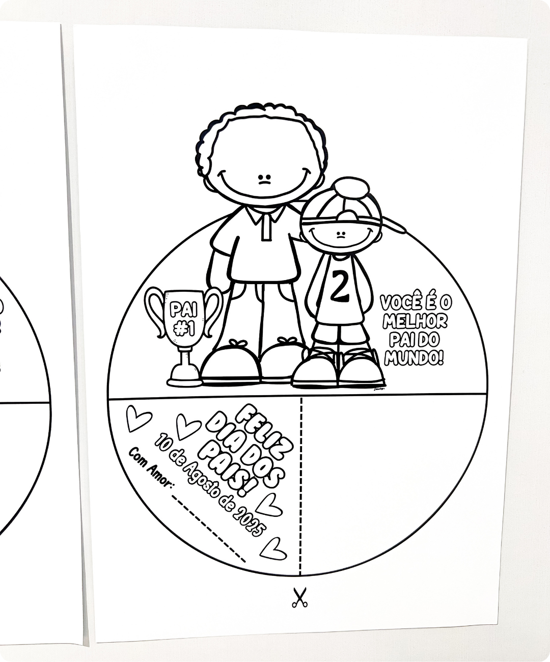 Atividade de Dia dos Pais para imprimir – Educação Infantil — amostra 6: Leve o Dia dos Pais à sala com uma atividade…