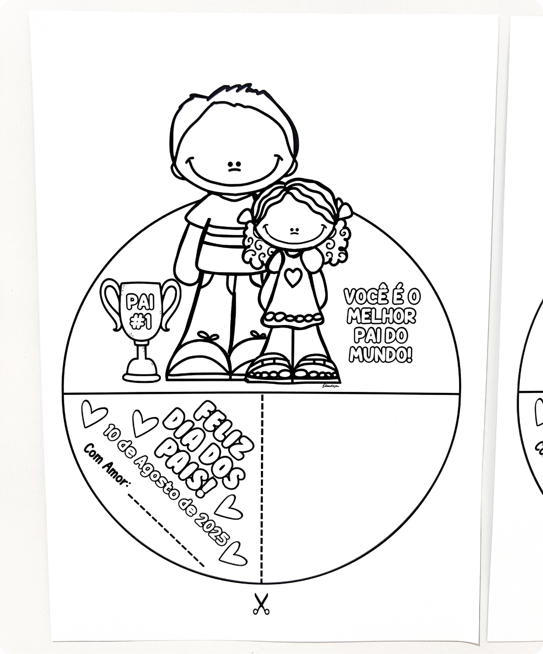 Atividade de Dia dos Pais para imprimir – Educação Infantil — amostra 7: Leve o Dia dos Pais à sala com uma atividade…
