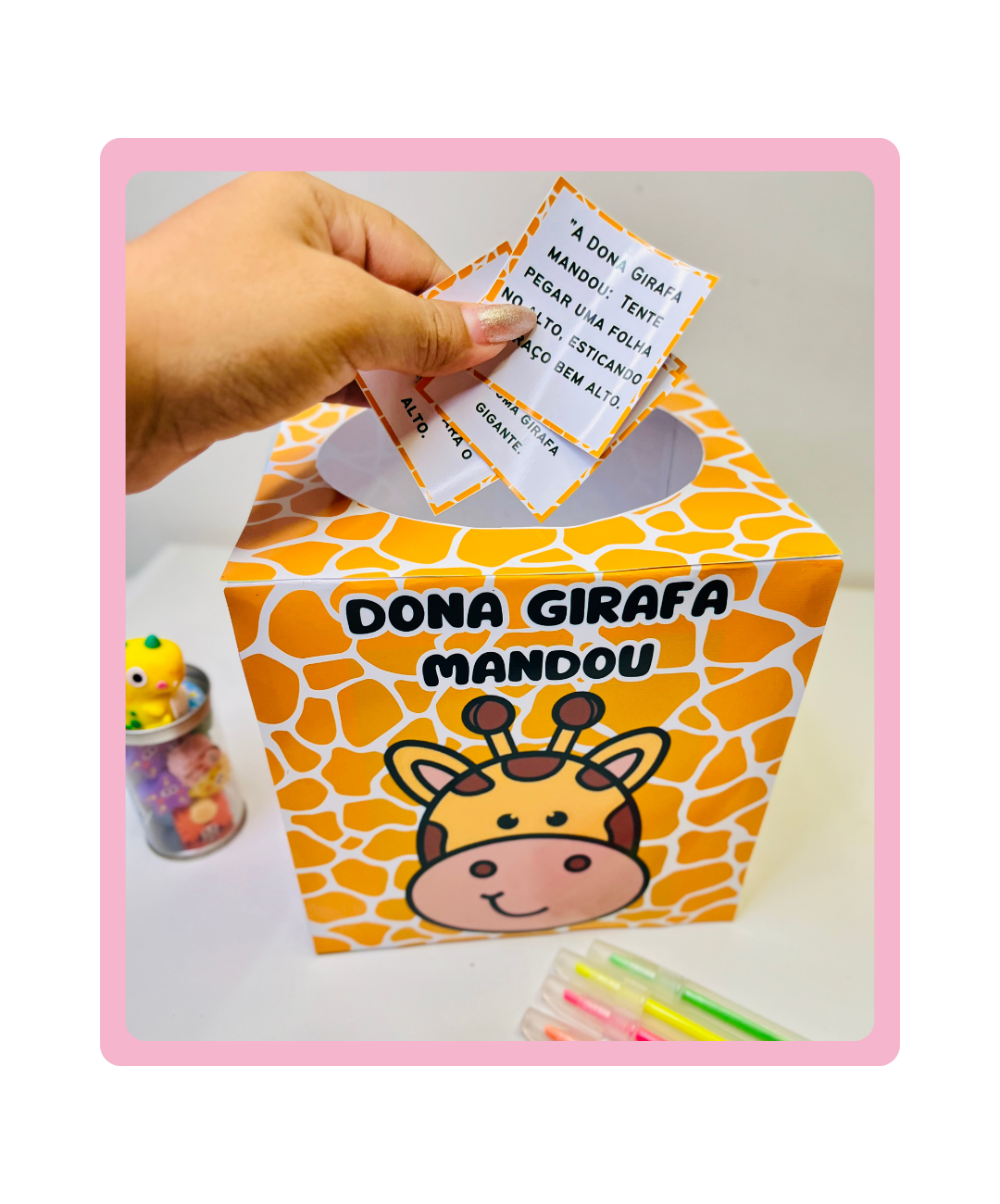 Atividade de Dona Girafa Mandou para imprimir – Anos iniciais — capa do material