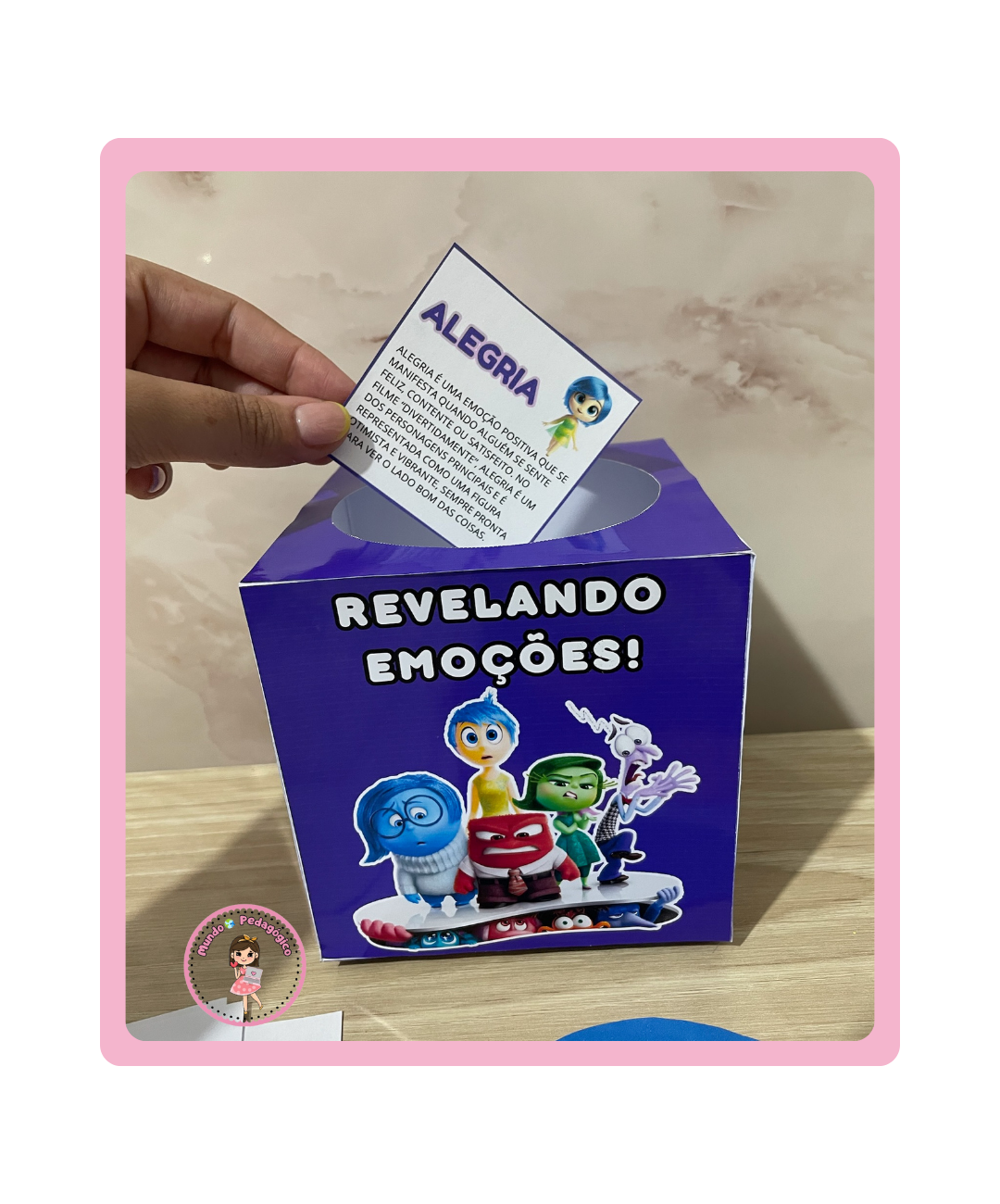 Atividade de emoções para imprimir com Divertidamente — Atividades para Todas as séries: Leve o tema das emoções para a…