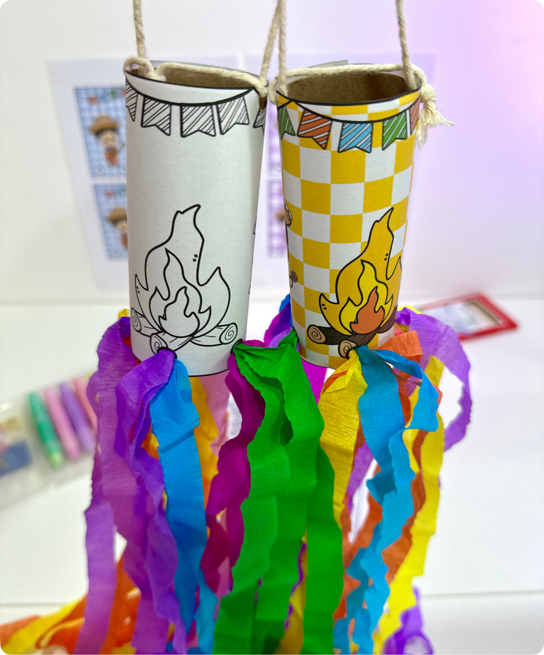 Atividade de Festa Junina para imprimir – Educação Infantil — amostra 3: O que acompanha o material