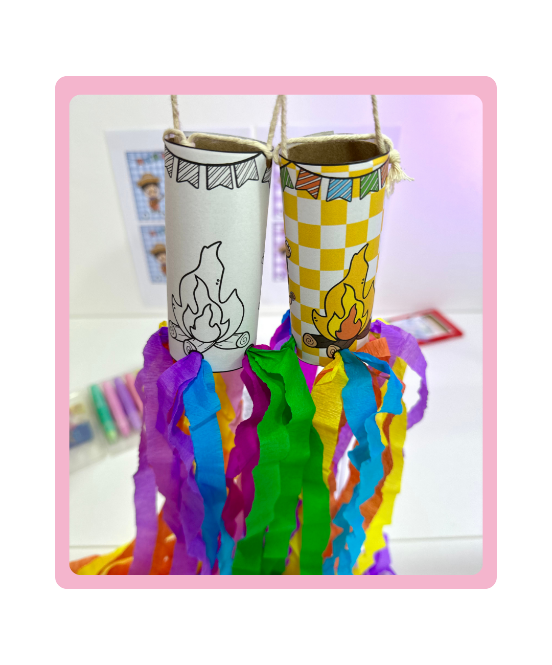 Atividade de Festa Junina para imprimir – Educação Infantil — Datas comemorativas para Educação Infantil: Leve a pipa de…