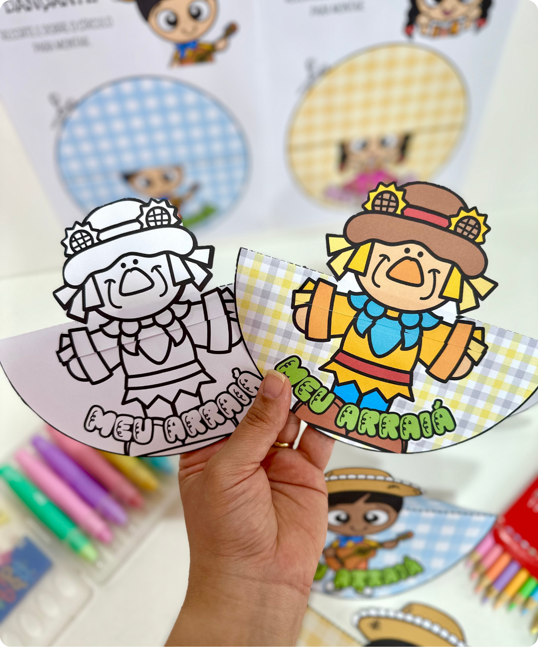 Atividade de Festa Junina para imprimir – Educação Infantil — amostra 4: Quem pode usar