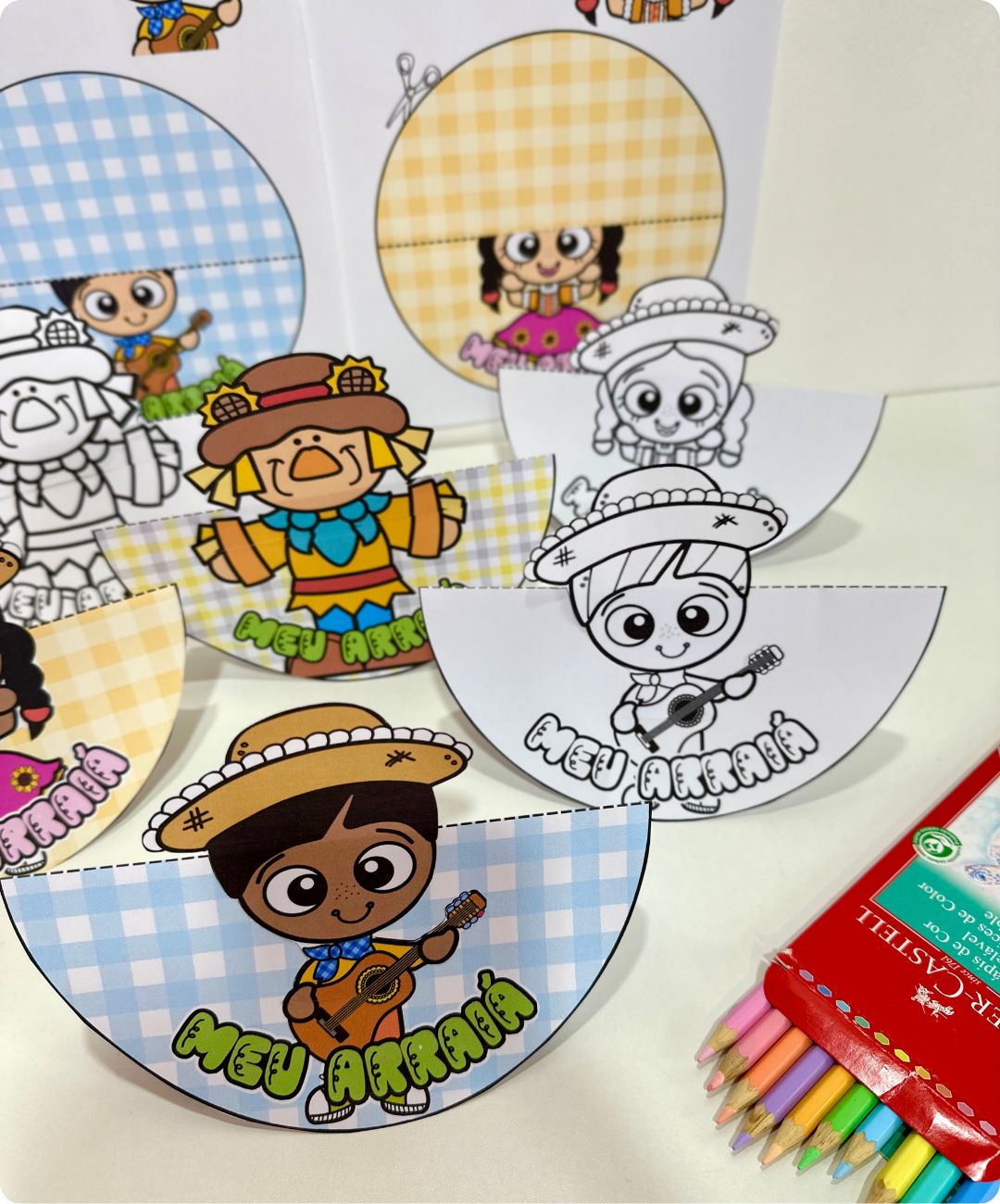 Atividade de Festa Junina para imprimir – Educação Infantil — amostra 5: Leve o tema junino à Educação Infantil com um PDF…