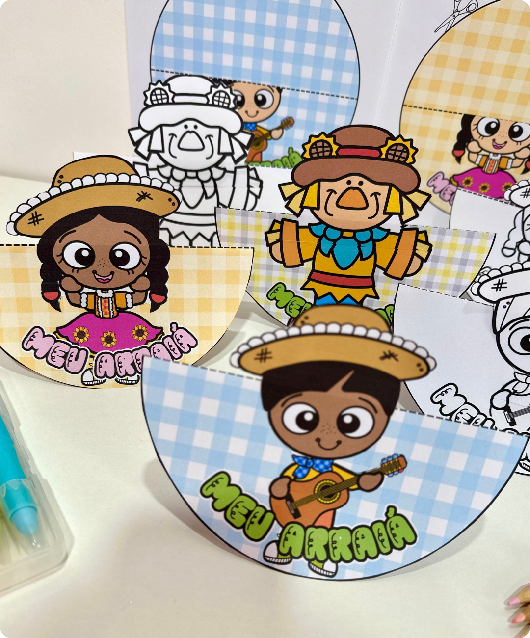 Atividade de Festa Junina para imprimir – Educação Infantil — amostra 6: Leve o tema junino à Educação Infantil com um PDF…