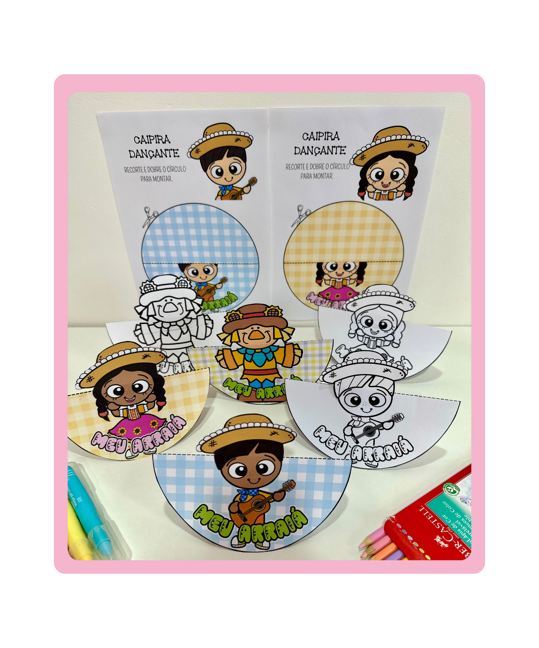 Atividade de Festa Junina para imprimir – Educação Infantil — capa do material