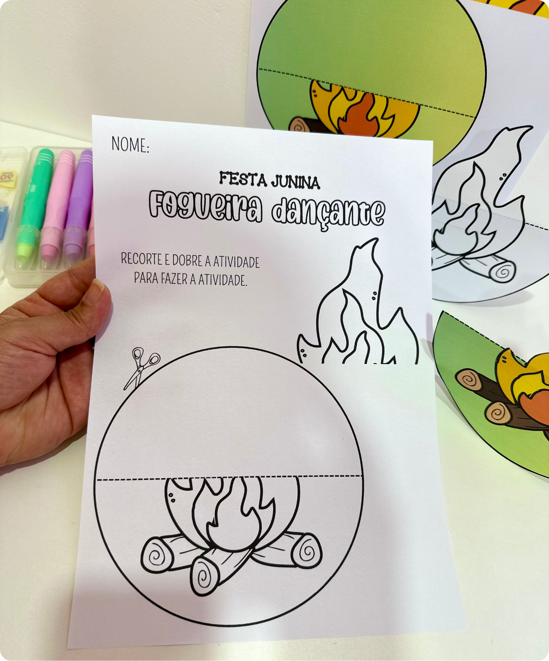 Atividade de festa junina para imprimir na Educação Infantil — amostra 4: Para quem o recurso é indicado
