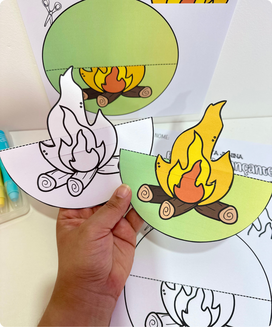 Atividade de festa junina para imprimir na Educação Infantil — amostra 5: Leve o tema junino à Educação Infantil com a…