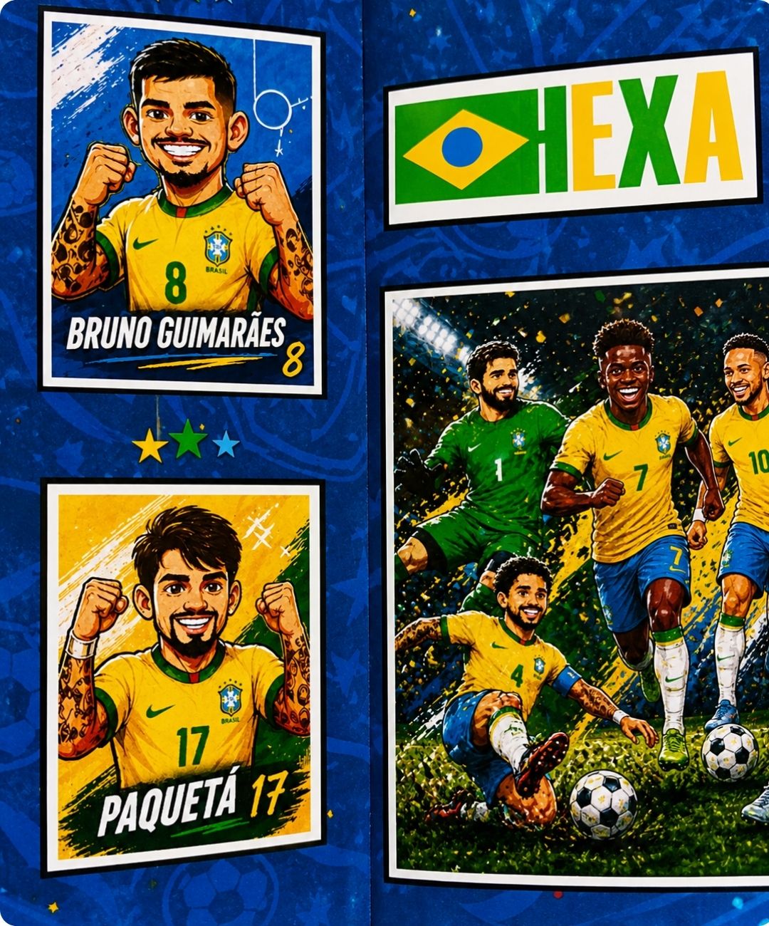 Atividade de futebol para imprimir: álbum da seleção brasileira — amostra 2: Como organizar a aplicação
