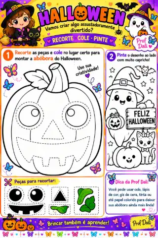 Atividade de Halloween para imprimir – lúdica e assustadora — capa do material