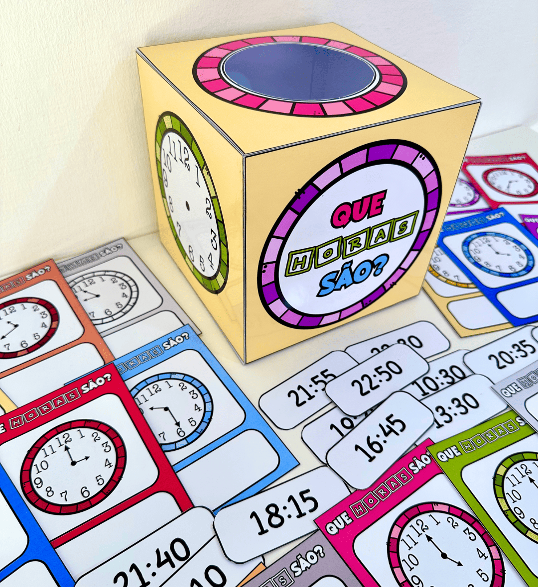 Atividade de horas: Que Horas São? em PDF para imprimir — amostra 4: Para quem é indicado