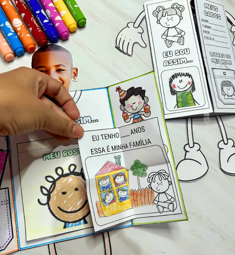 Atividade de Identidade Eu Sou Assim para Educação Infantil — amostra 4: Para quem a atividade é indicada