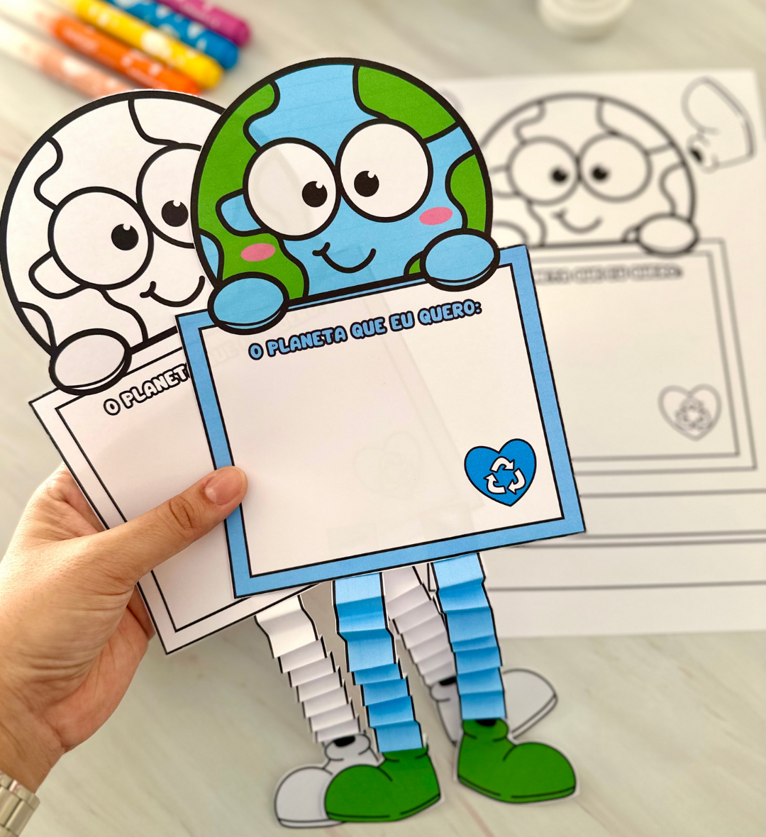 Atividade de Meio Ambiente: O Planeta que Eu Quero — capa do material