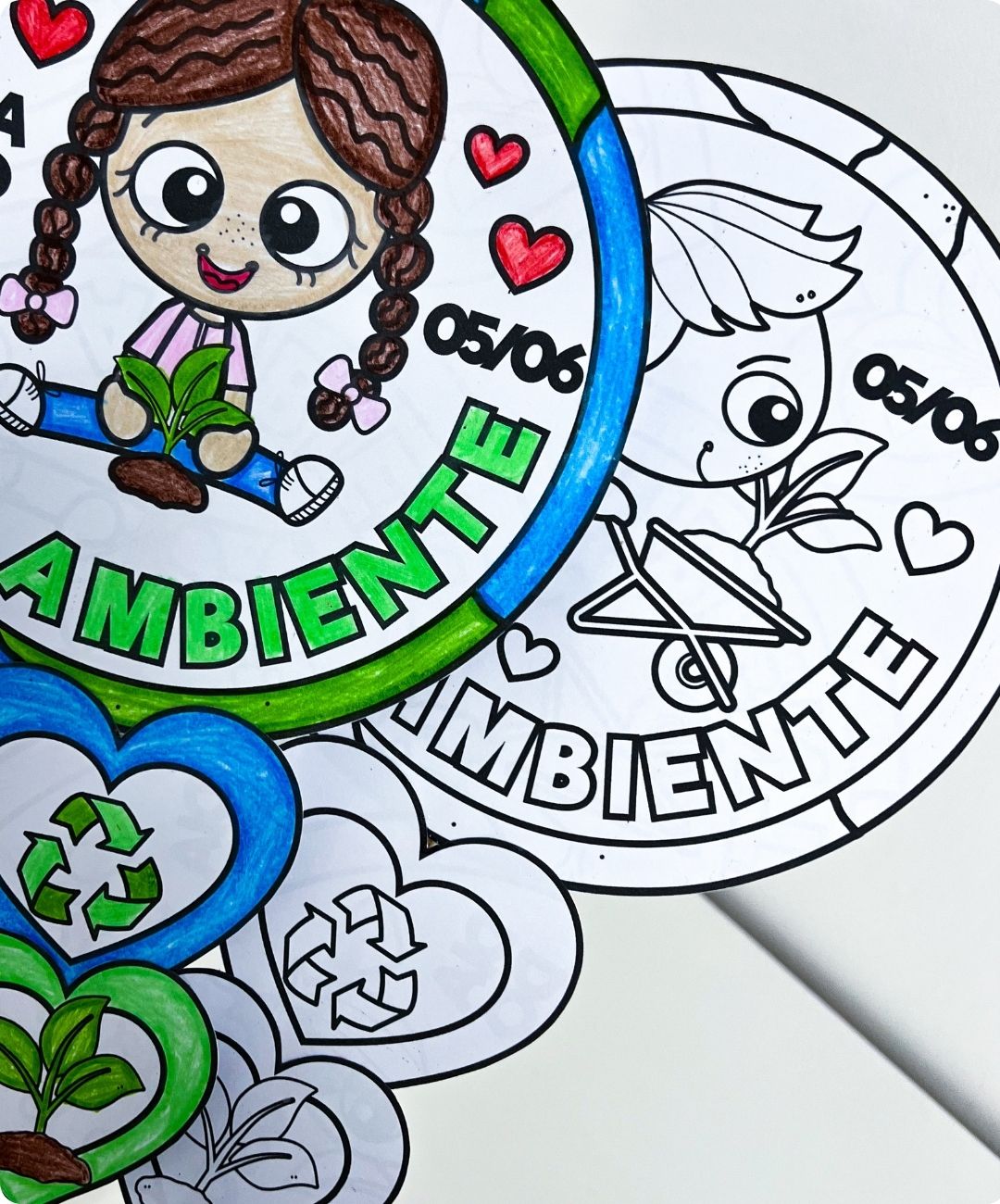 Atividade de meio ambiente para imprimir – Infantil e Anos Iniciais — amostra 5: Leve o Dia do Meio Ambiente para a sala…