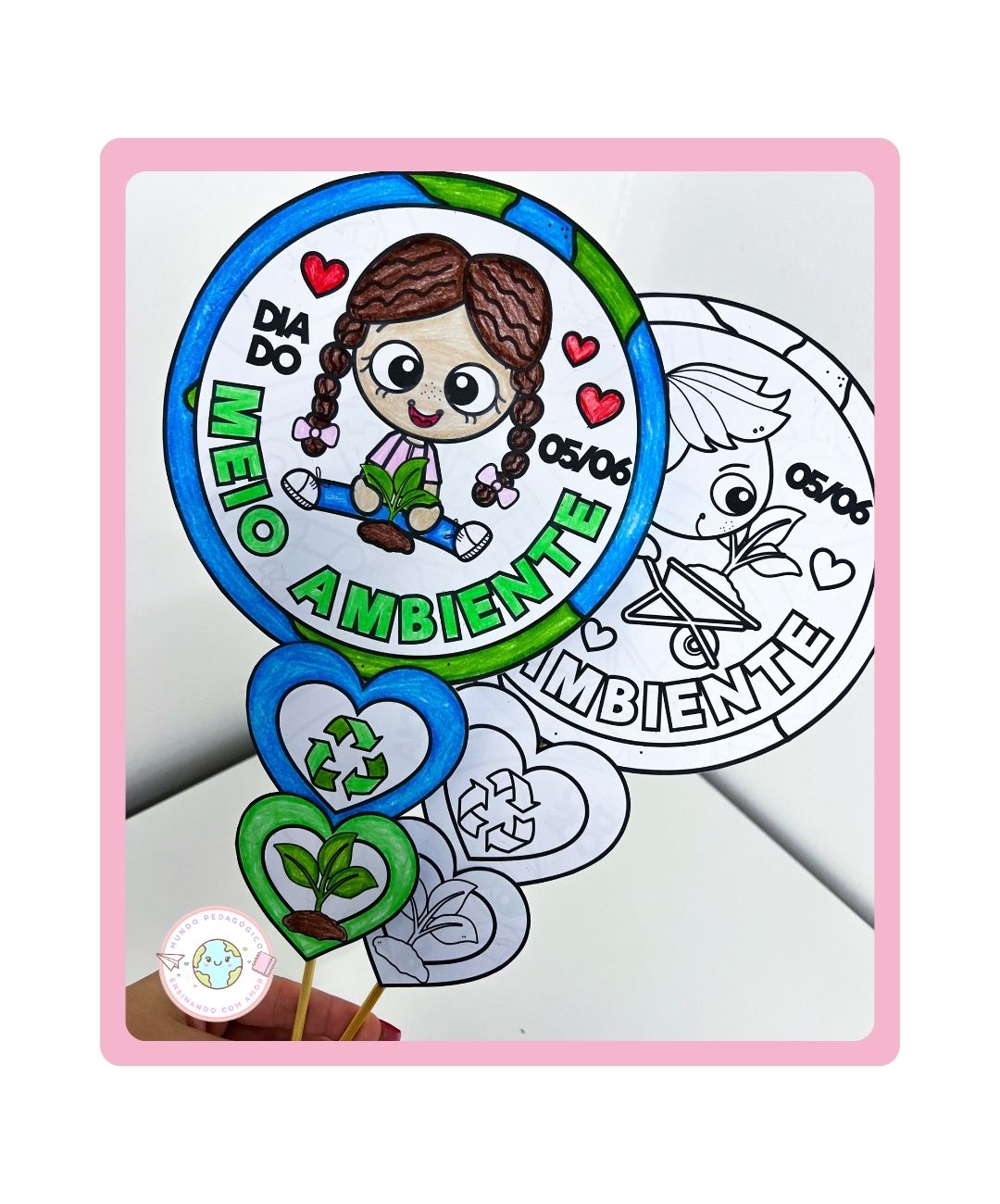 Atividade de meio ambiente para imprimir – Infantil e Anos Iniciais — capa do material