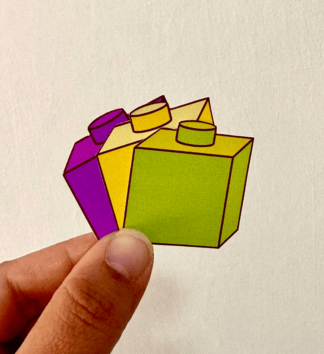 Atividade de montagem: Pecinhas Divertidas com 10 fichas — amostra 1: Atividade de montagem para aprender com figuras e…