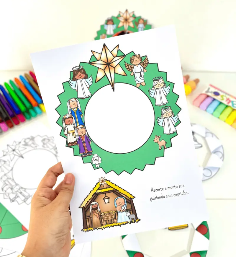 Atividade de Natal: Guirlandas para Educação Infantil em PDF — amostra 3: Como usar as guirlandas em sala de aula