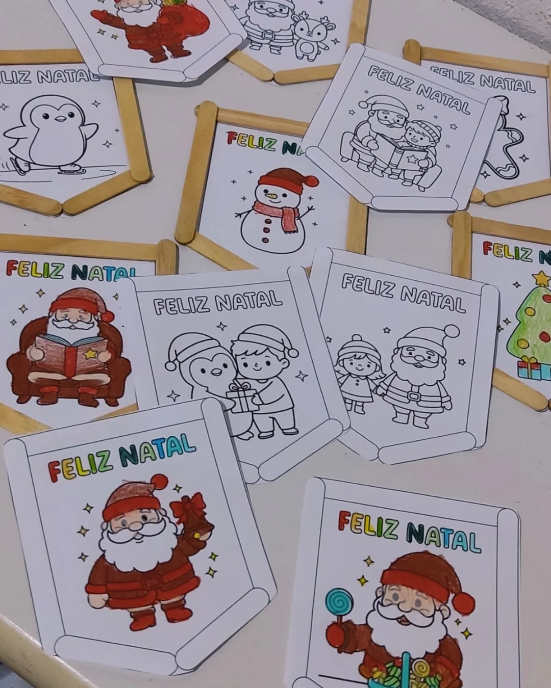 ATIVIDADE DE NATAL INTERATIVA - ARQUIVO EM PDF — amostra 6: Uma atividade simples, criativa e encantadora para celebrar o…