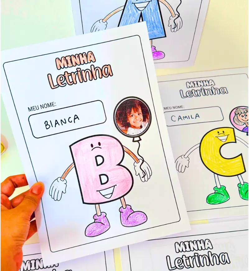 Atividade de nome próprio: Minha Letrinha para imprimir — Alfabetização para Educação Infantil: Trabalhe o nome próprio na…