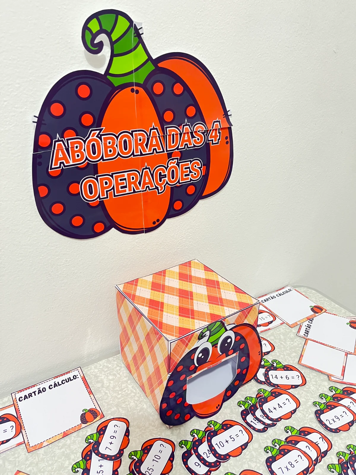 ATIVIDADE DE OPERAÇÕES - ABOBORA DAS 4 OPERAÇÕES - ENSINO FUNDAMENTAL — amostra 2: 🎃Abóbora das 4 operações: Apresentamos…