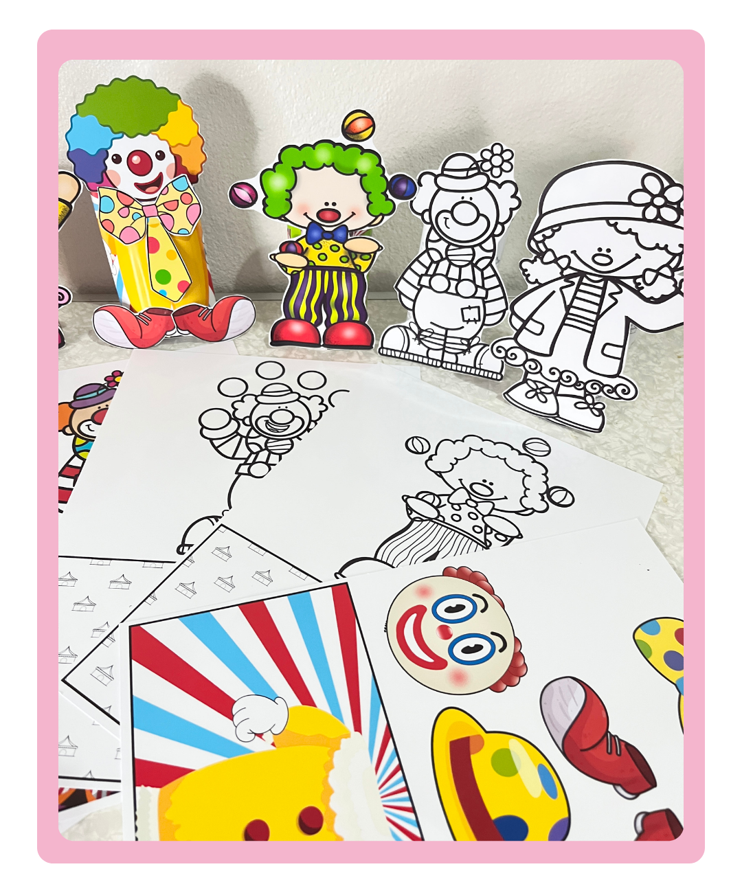 Atividade de palhaço para imprimir na Educação Infantil — amostra 1: Como aplicar a atividade com a turma