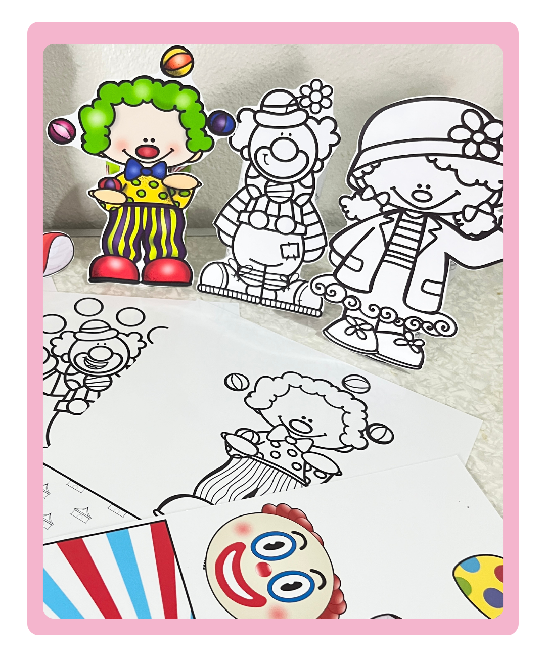 Atividade de palhaço para imprimir na Educação Infantil — amostra 3: Uma proposta para o Dia do Circo