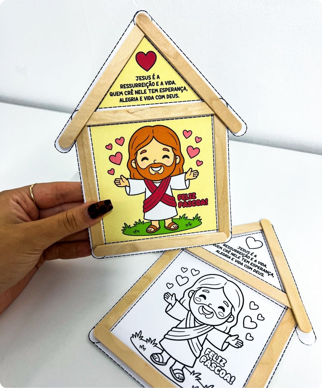 Atividade de Páscoa cristã para imprimir — amostra 4: Para quais contextos é indicado