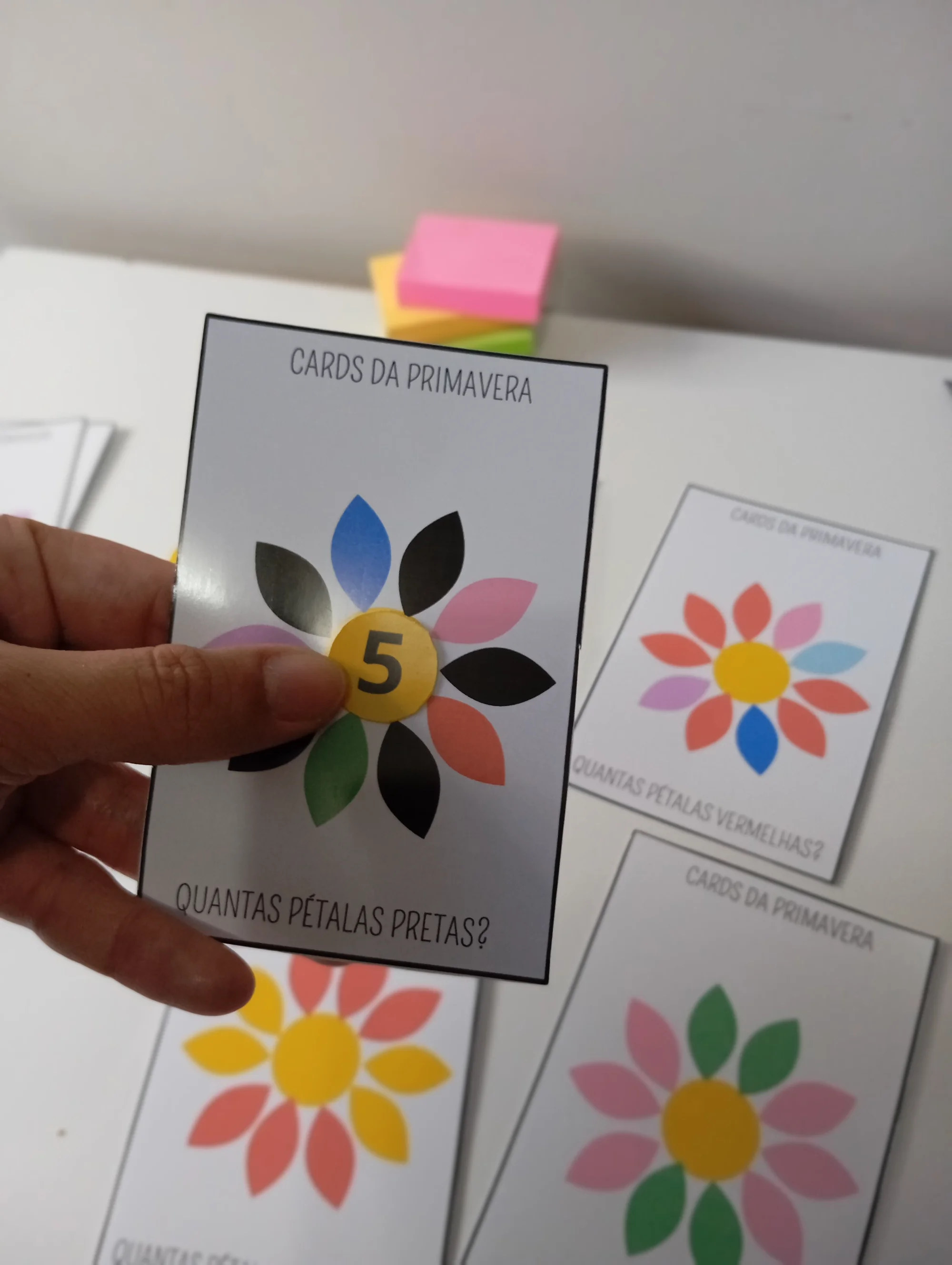 ATIVIDADE DE PRIMAVERA – QUANTAS PÉTALAS? | CONTAGEM E NÚMEROS — amostra 2: ATIVIDADE DE PRIMAVERA – QUANTAS PÉTALAS