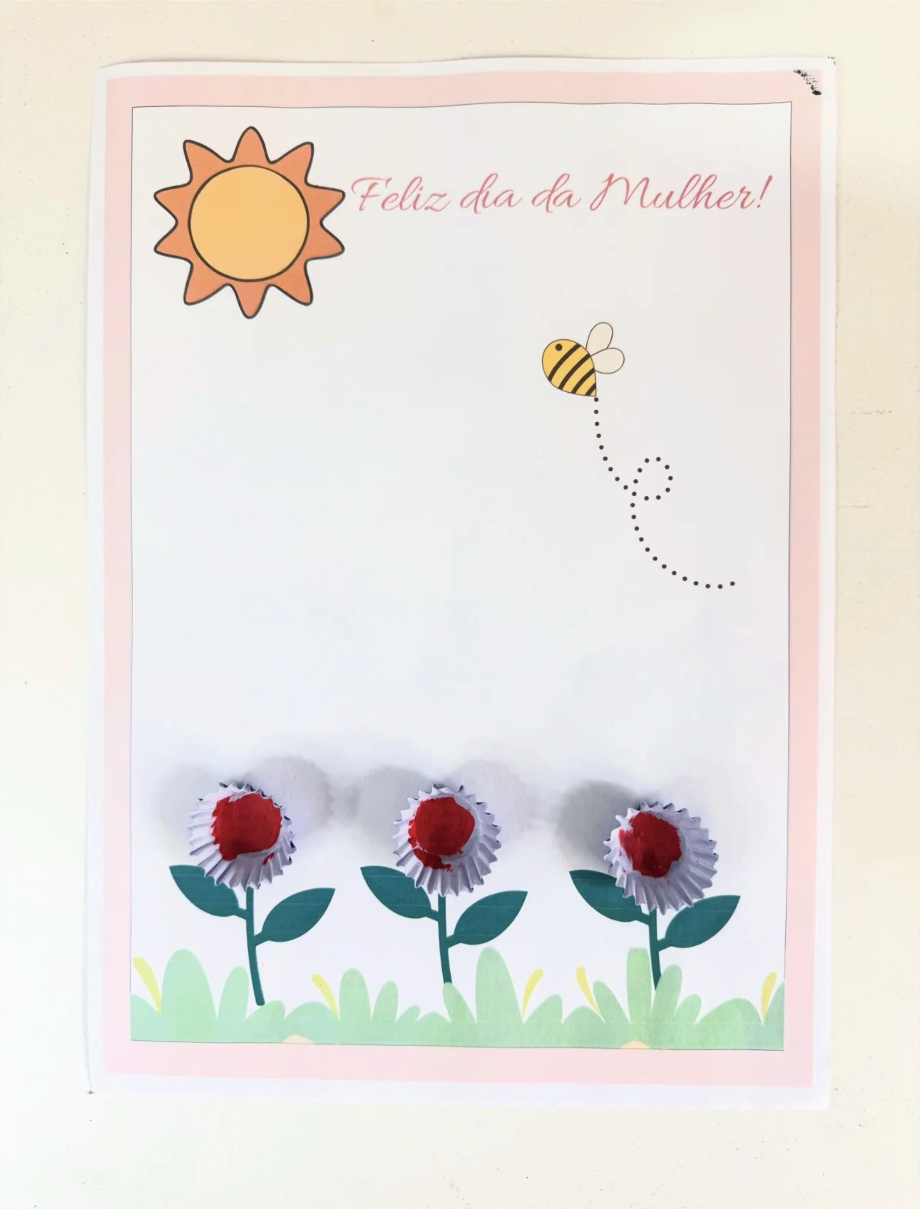 Atividade dia da mulher - flor do jardim — amostra 1: *Atividade dia da mulher – Flor do jardim* Faça essa linda atividade…