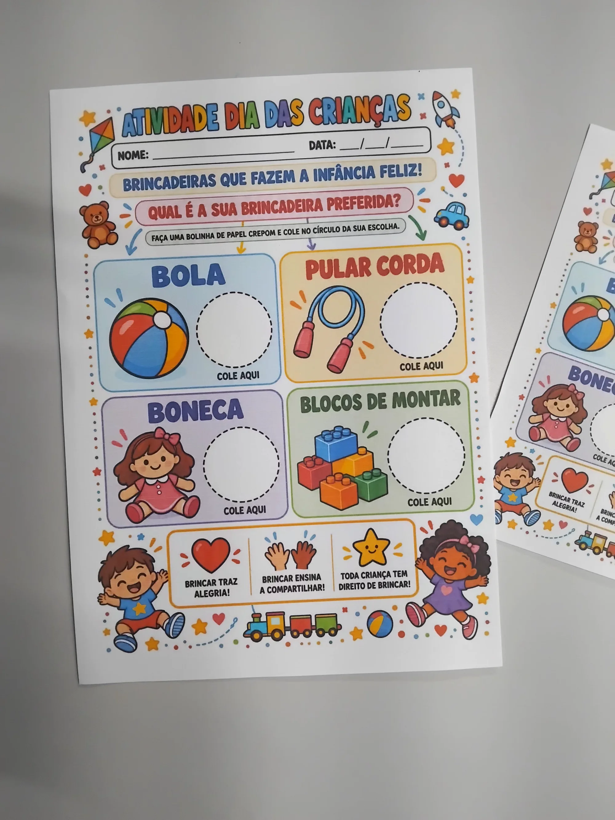 🎉 ATIVIDADE DIA DAS CRIANÇAS — BRINCADEIRAS. — Alfabetização para Educação Infantil: 🎉 ATIVIDADE DIA DAS CRIANÇAS —…