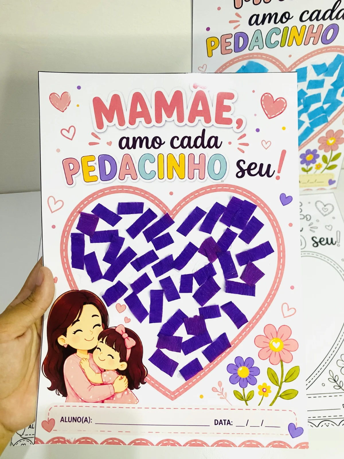 Atividade Dia das Mães – “Mamãe, amo cada pedacinho seu!” — amostra 2: Sobre o Atividade Dia das Mães – “Mamãe, amo cada…