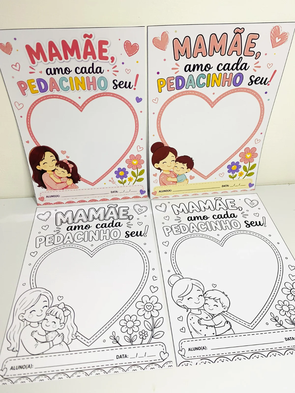 Atividade Dia das Mães – “Mamãe, amo cada pedacinho seu!” — amostra 5: Uma proposta encantadora para celebrar o amor de…