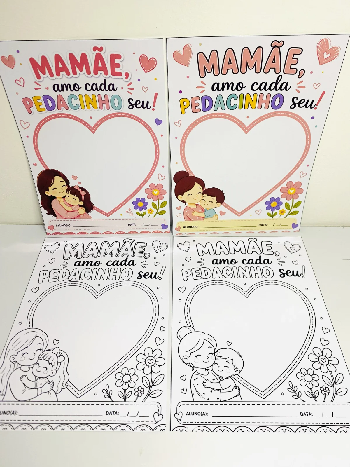 Atividade Dia das Mães – “Mamãe, amo cada pedacinho seu!” — amostra 6: Uma proposta encantadora para celebrar o amor de…