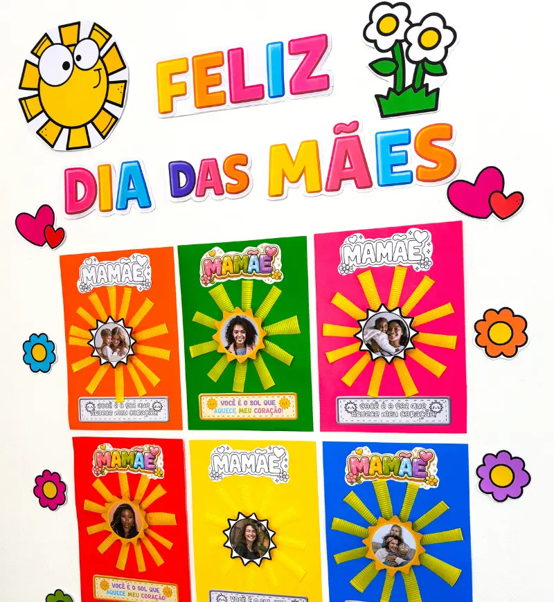 Atividade Dia das Mães: Mamãe Meu Sol para Educação Infantil — amostra 1: Atividade Dia das Mães: uma homenagem feita pelas…