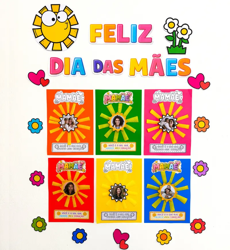Atividade Dia das Mães: Mamãe Meu Sol para Educação Infantil — capa do material