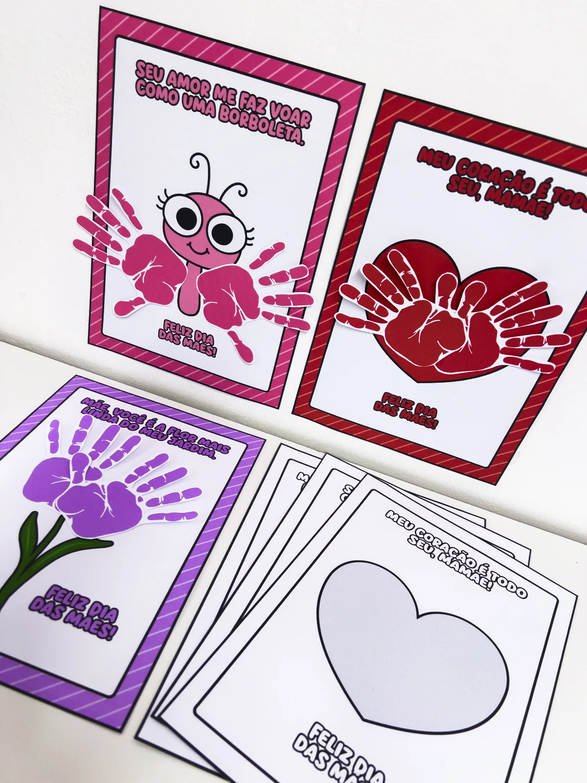 Atividade Dia das Mães Mãozinhas – Atividade para Imprimir — amostra 1: Um material simples, emocionante e perfeito para…