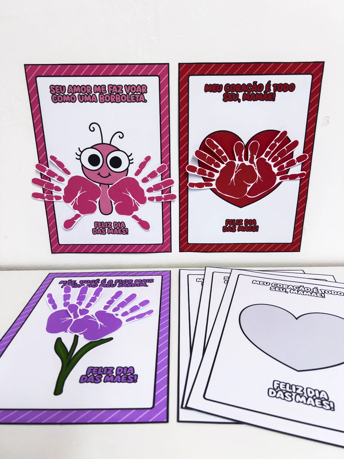 Atividade Dia das Mães Mãozinhas – Atividade para Imprimir — amostra 2: Um material simples, emocionante e perfeito para…