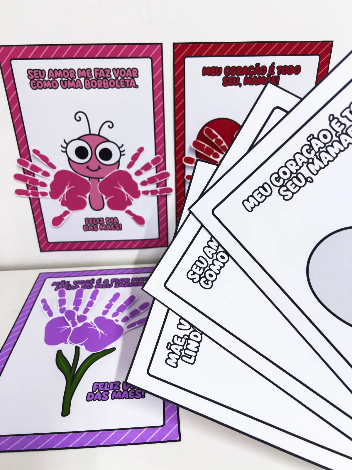Atividade Dia das Mães Mãozinhas – Atividade para Imprimir — amostra 3: Um material simples, emocionante e perfeito para…