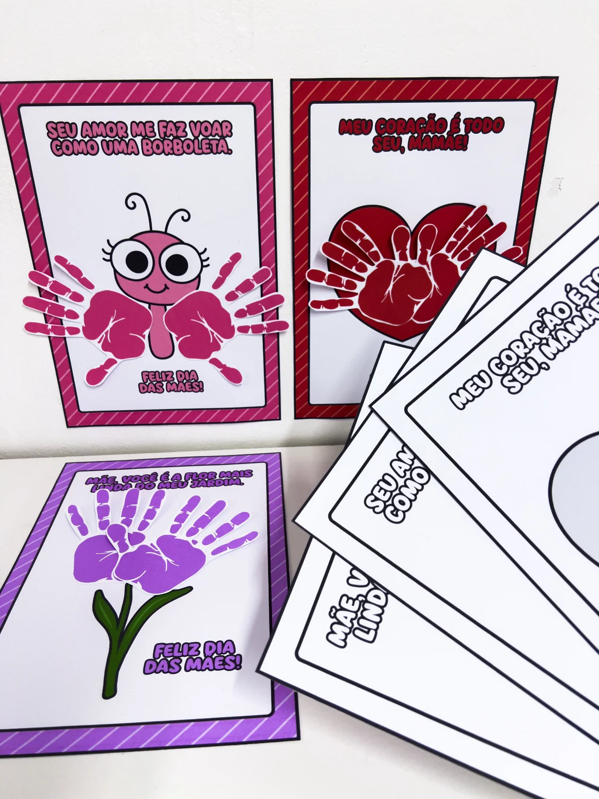 Atividade Dia das Mães Mãozinhas – Atividade para Imprimir — amostra 4: Um material simples, emocionante e perfeito para…