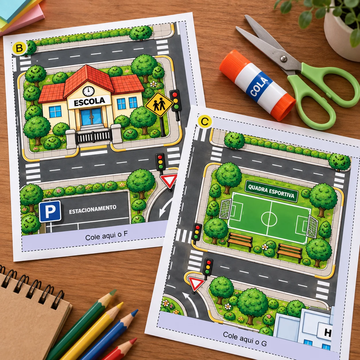 Atividade Dia do Trânsito: Uma Cidade para Montar e Aprender! — amostra 2: Arquivo digital em PDF, pronto para imprimir,… Atividade Dia do Trânsito: Uma Cidade para Montar e Aprender! — amostra 2: Arquivo digital em PDF, pronto para imprimir,…