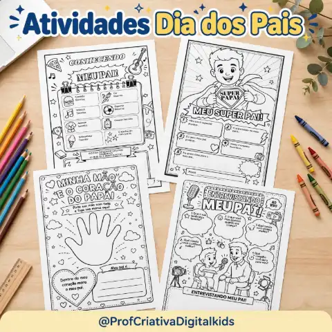Atividade Dia dos Pais - Séries Iniciais Ensino Fundamental — capa do material