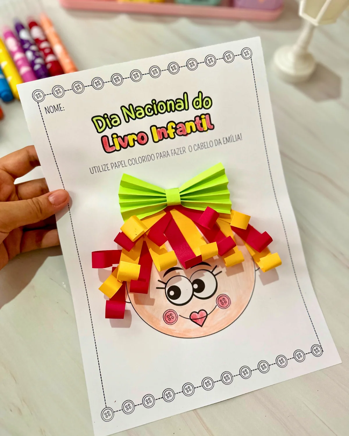 Atividade Emília – Atividades para Imprimir — Alfabetização para Educação Infantil: Uma atividade lúdica e cheia de…